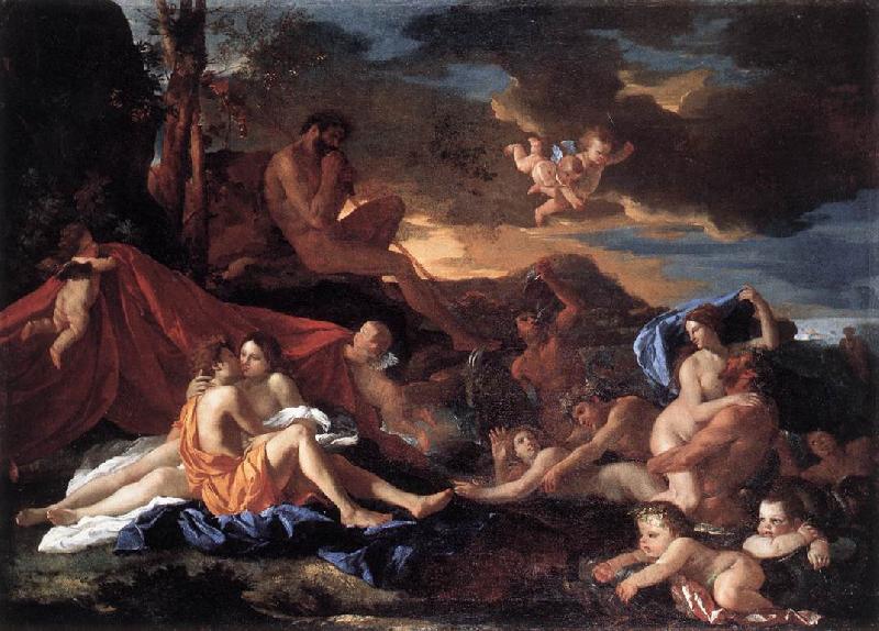 POUSSIN, Nicolas Acis and Galatea stg